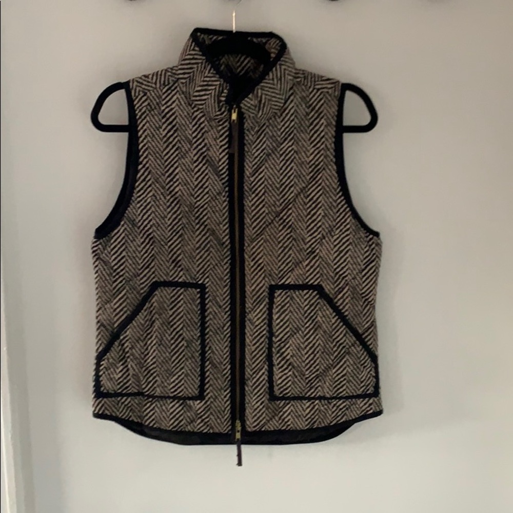 J Crew Women’s Small Herringbone Vest